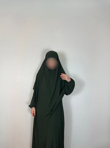 winter green khimar