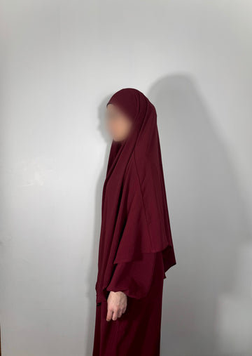 maroon abaya (cey)