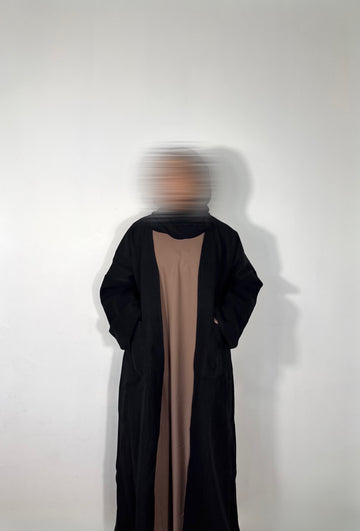 onyx coat abaya