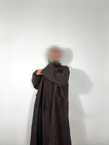 espresso coat abaya