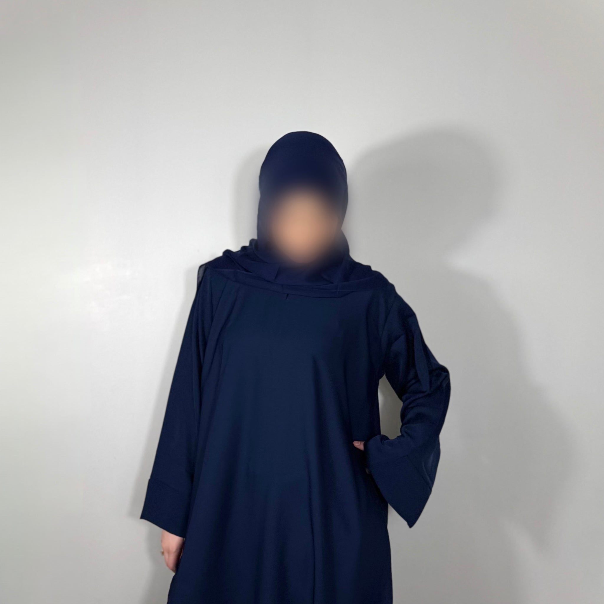 navy blue abaya (nida)