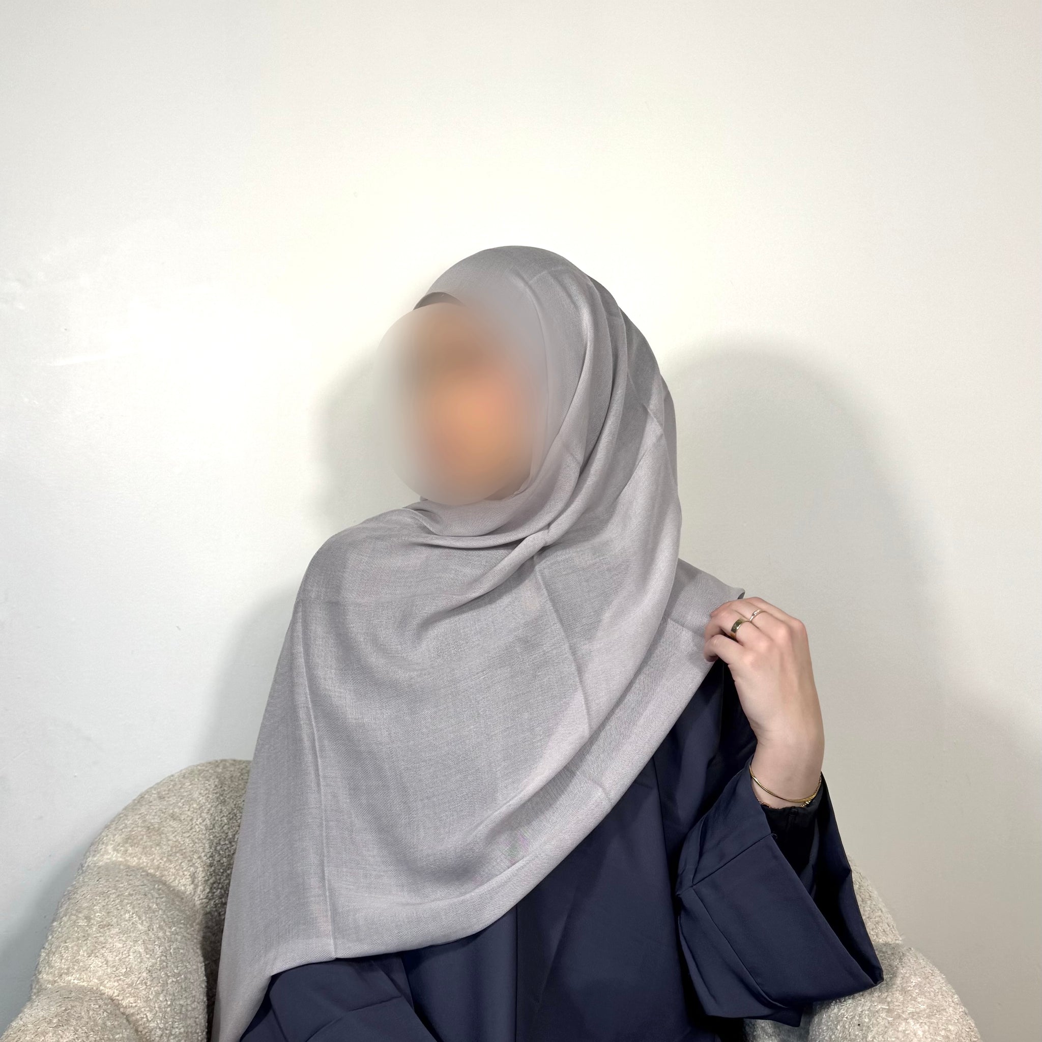 light grey modal