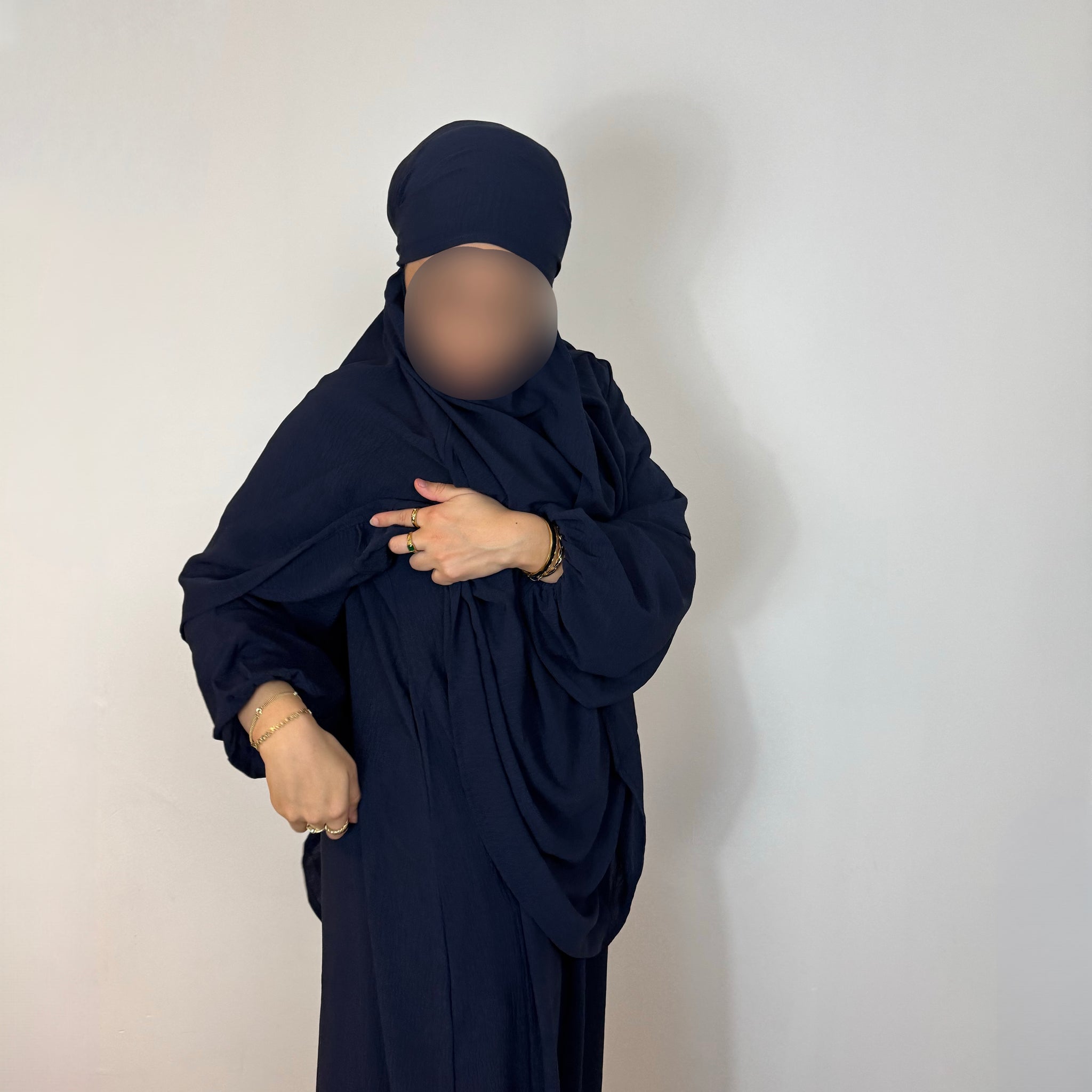 navy blue abaya