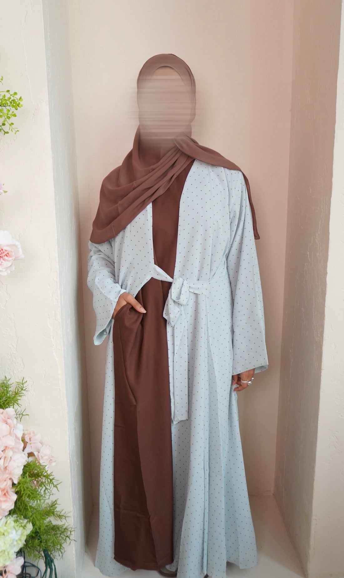 mint chocolate chip abaya set