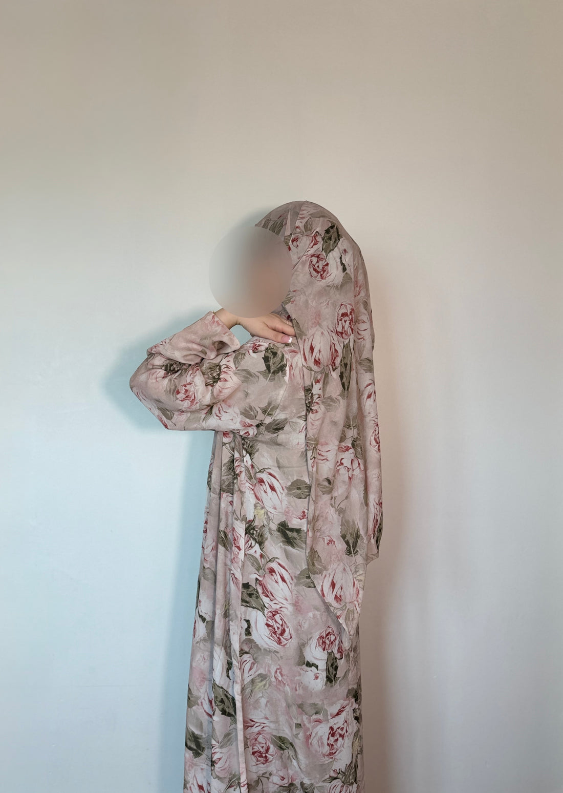 vintage flora abaya set