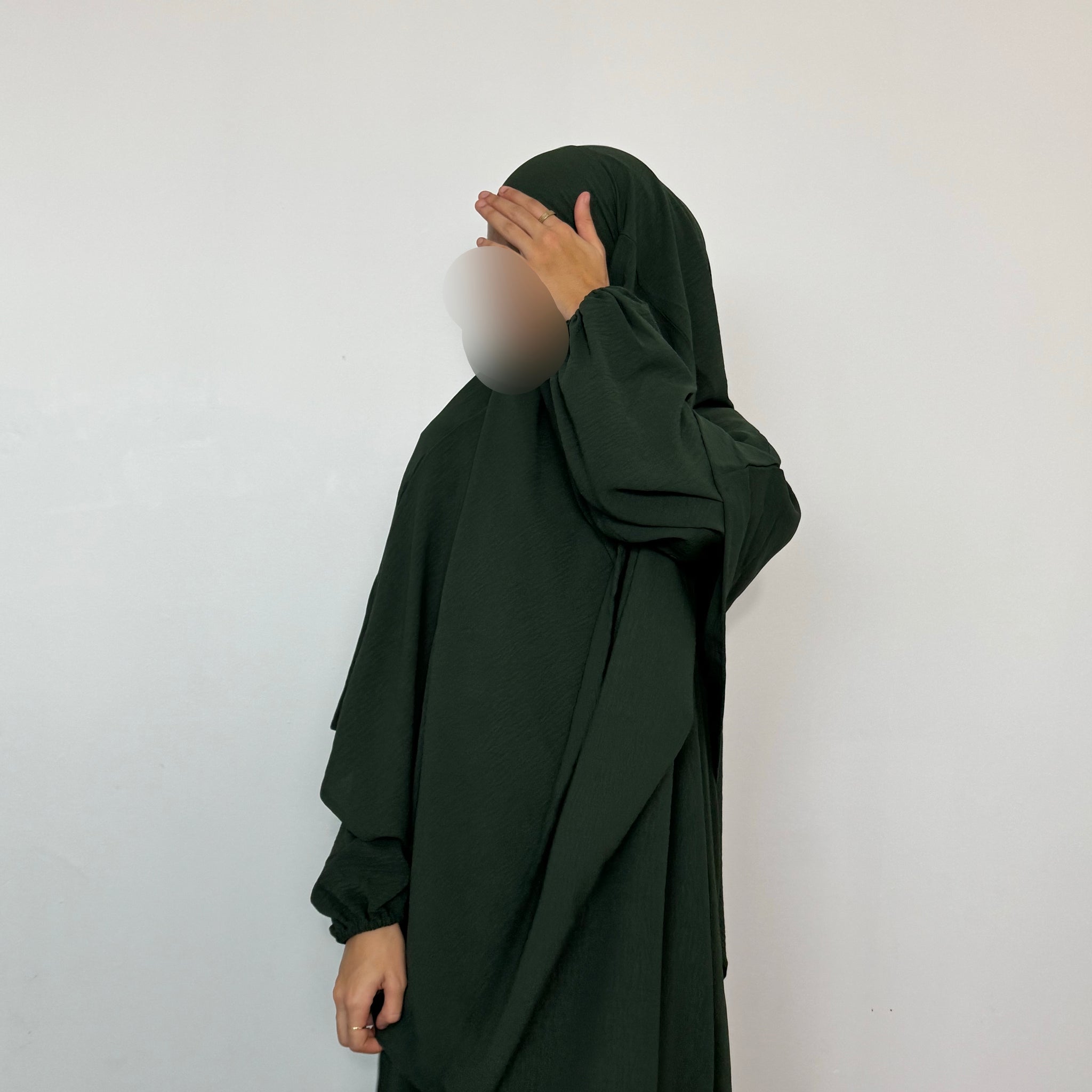 winter green khimar