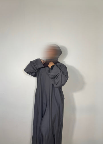 dark grey abaya (nida)