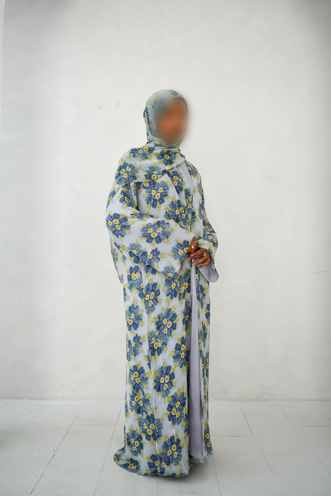 floral dusk abaya set