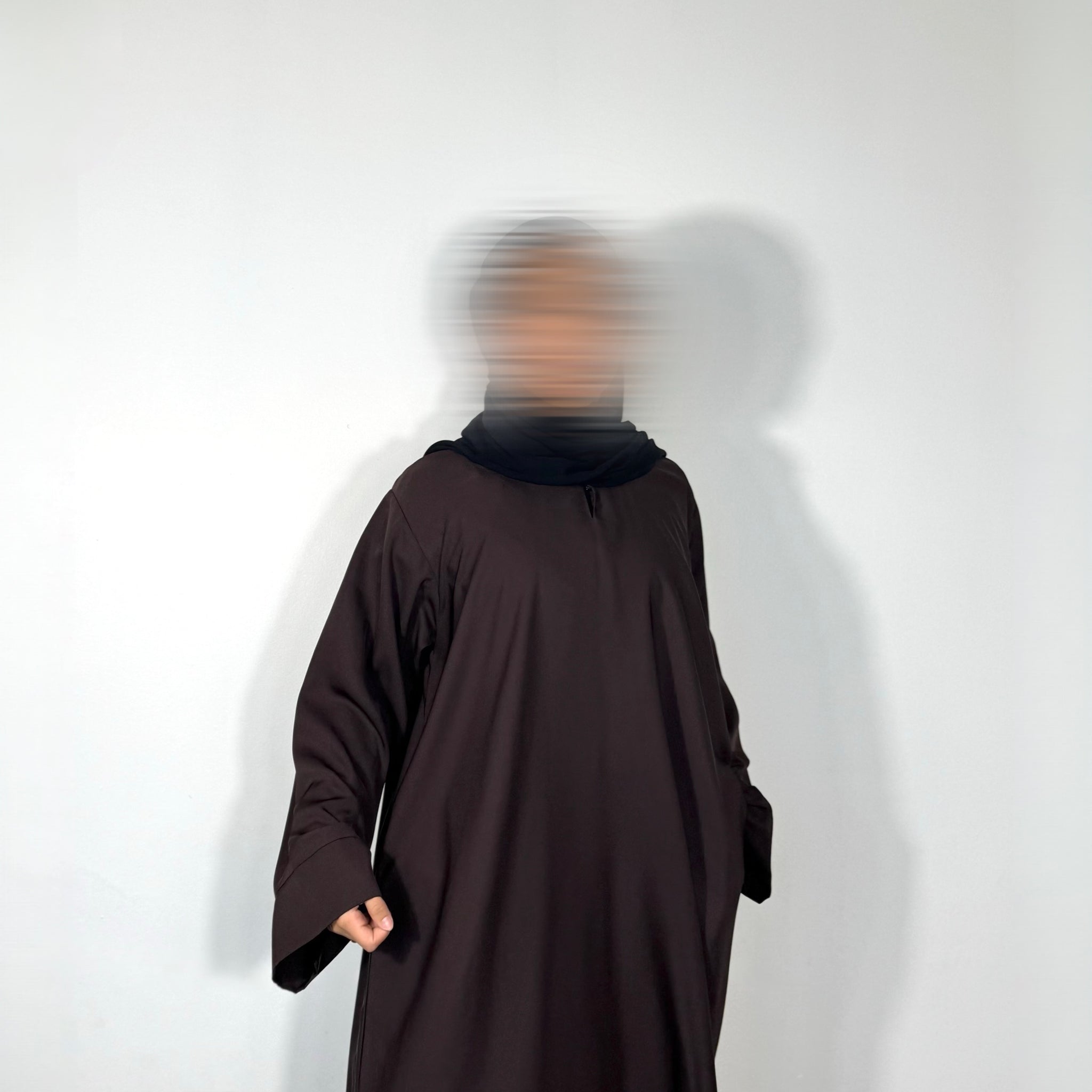 dark cocoa abaya (nida)