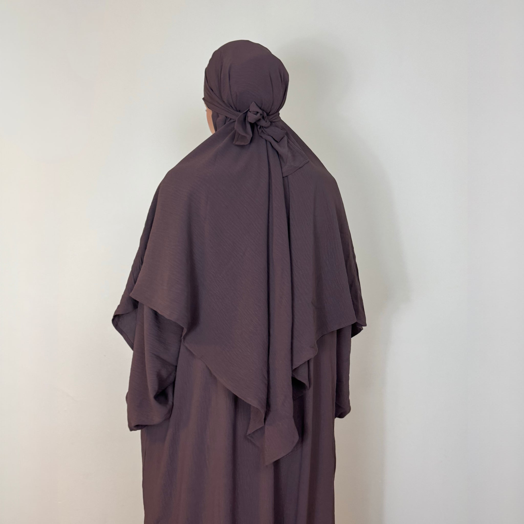 muted plum khimar