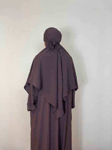 muted plum khimar