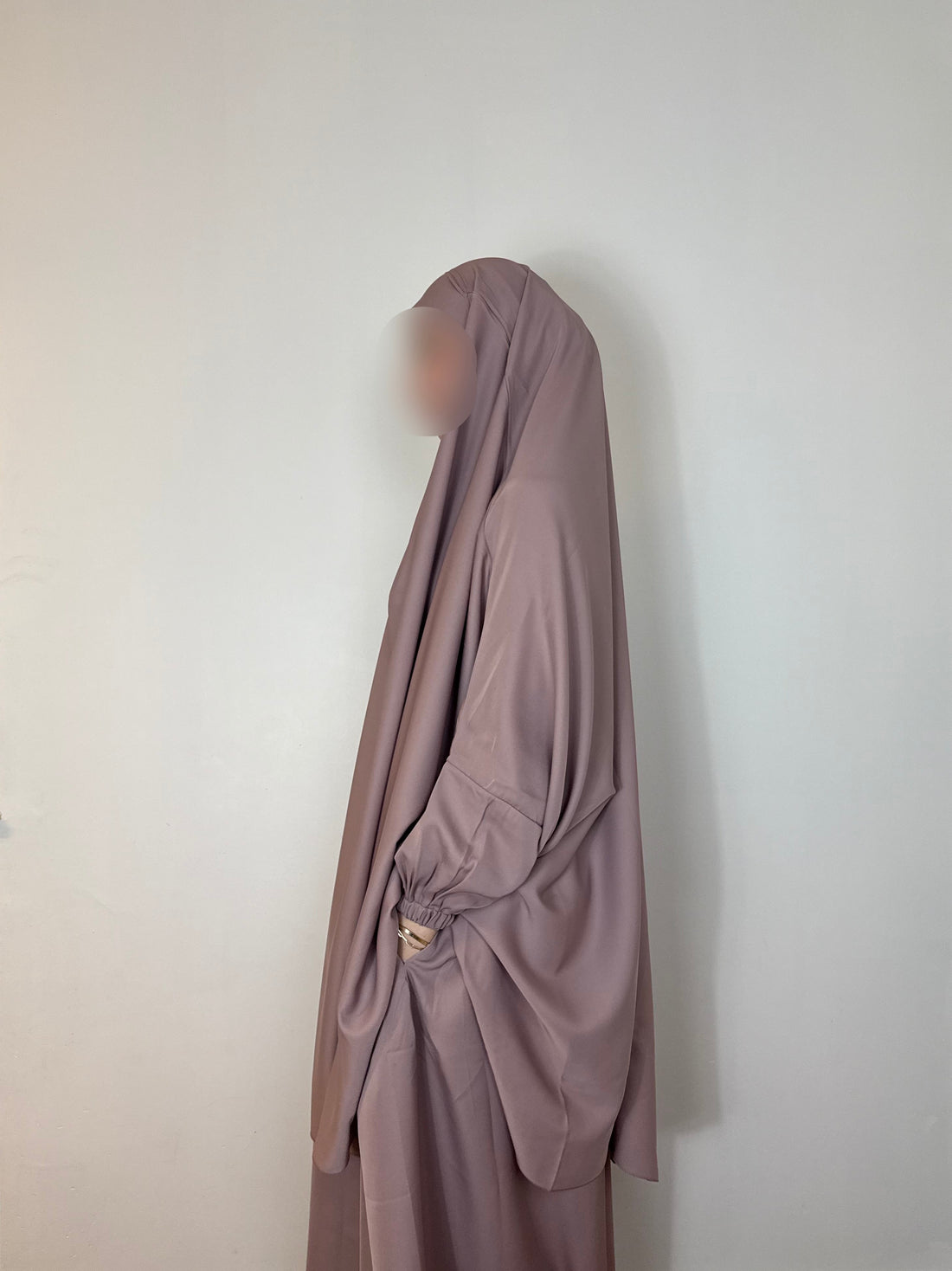 taupe jilbab