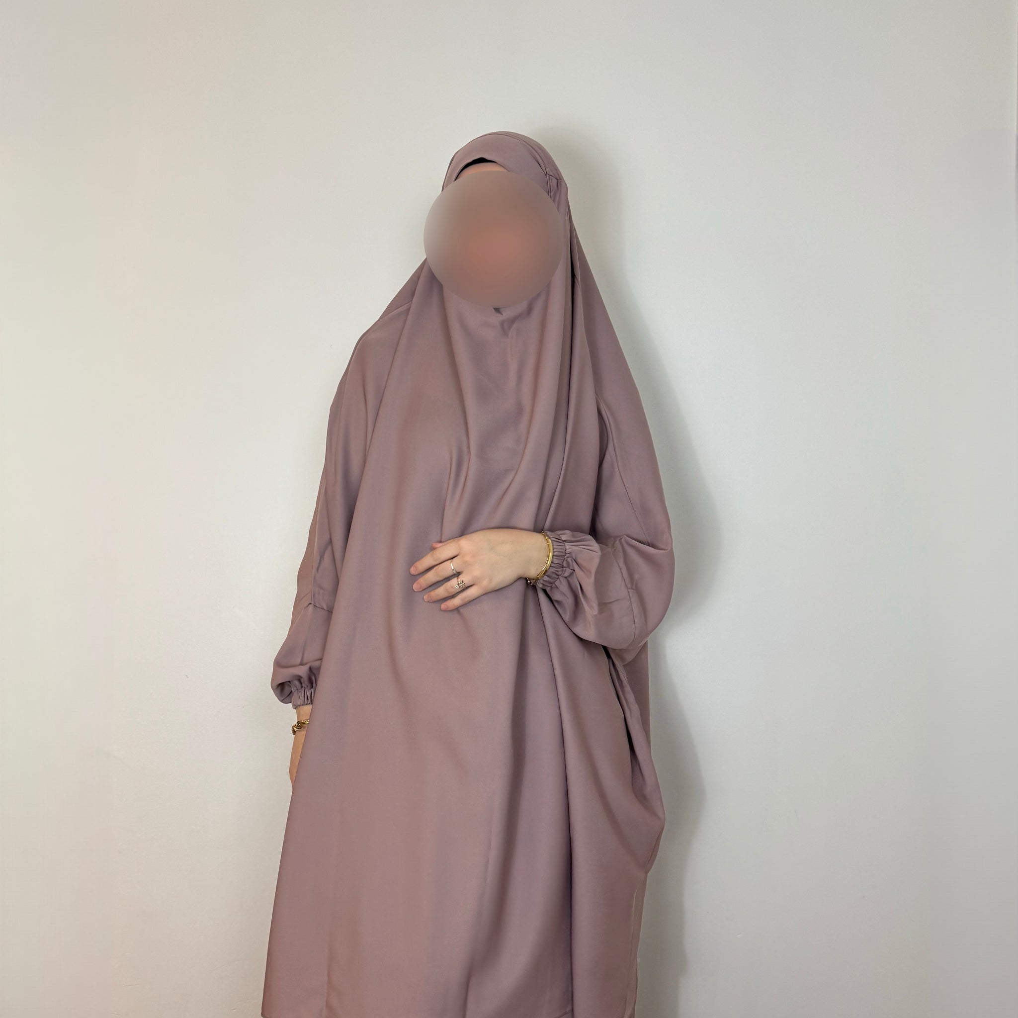 taupe jilbab